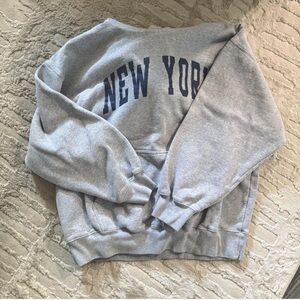 Gray New York Men's Sweater